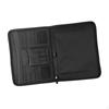 Business Portfolio with Zipper Briefcase Meeting Records Folder A4 Writing Case Storage Portable