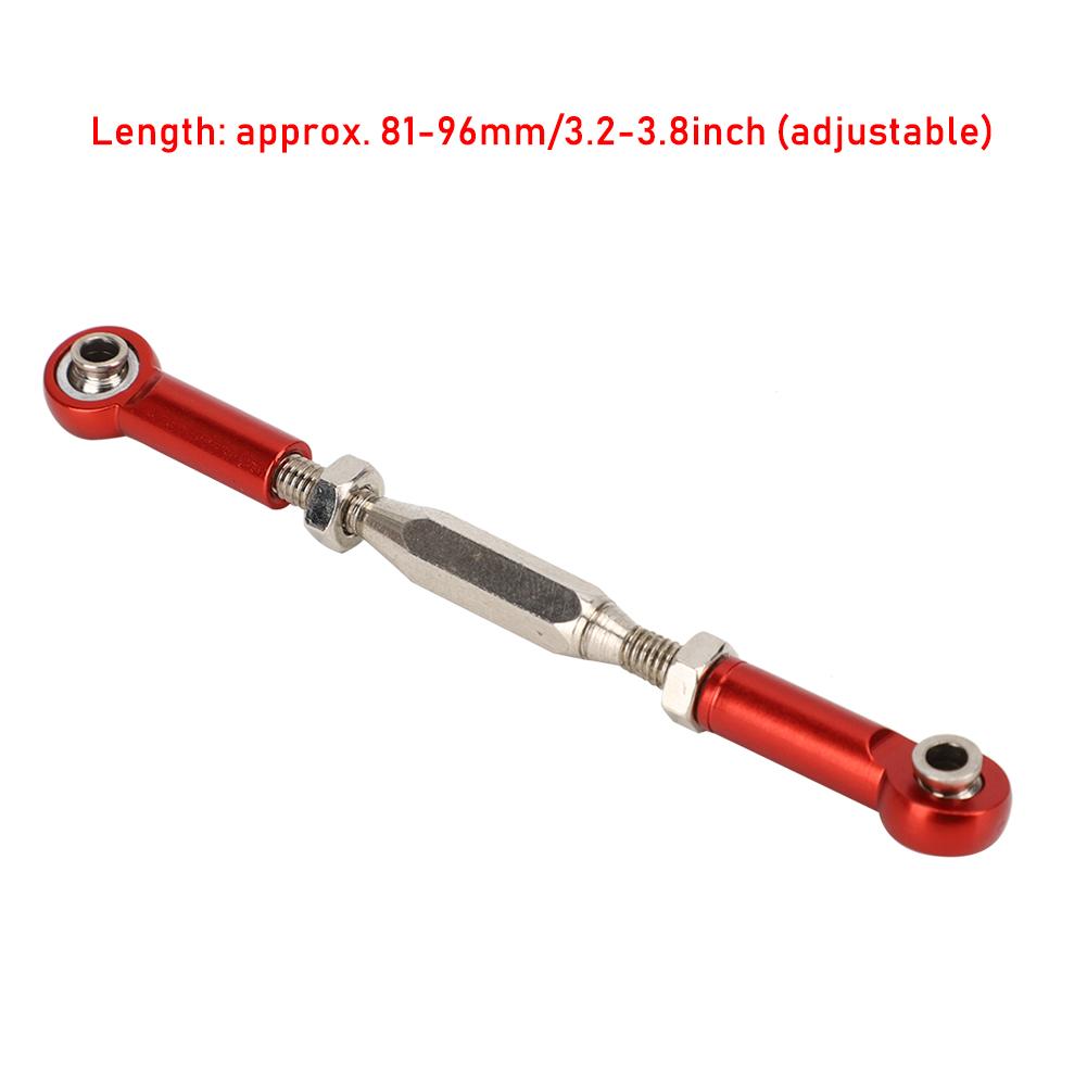 6 pcs 81mm Aluminum Servo Links Tie Rod Set for RC Car Accessories