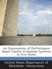 The An Examination of Performance Based Teacher Evaluation Systems In Five States Book