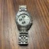 Подержанные серебряные аналоговые часы Bulova