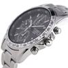 Seiko Мужские часы с хронографом SND367PC, Классический черный циферблат, Кварцевые, точность 1/20 секунды, Браслет из нержавеющей стали, Водонепроницаемость 50 м, Оригинальные JDM