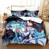 Anime Asada Shino Sword Art Online Bedding Set Duvet Cover Bed Set Quilt Cover Pillowcase Comforter King Queen Size Boys Adult