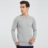 Hengyuanxiang Men's Pure Cashmere Round Neck Sweater