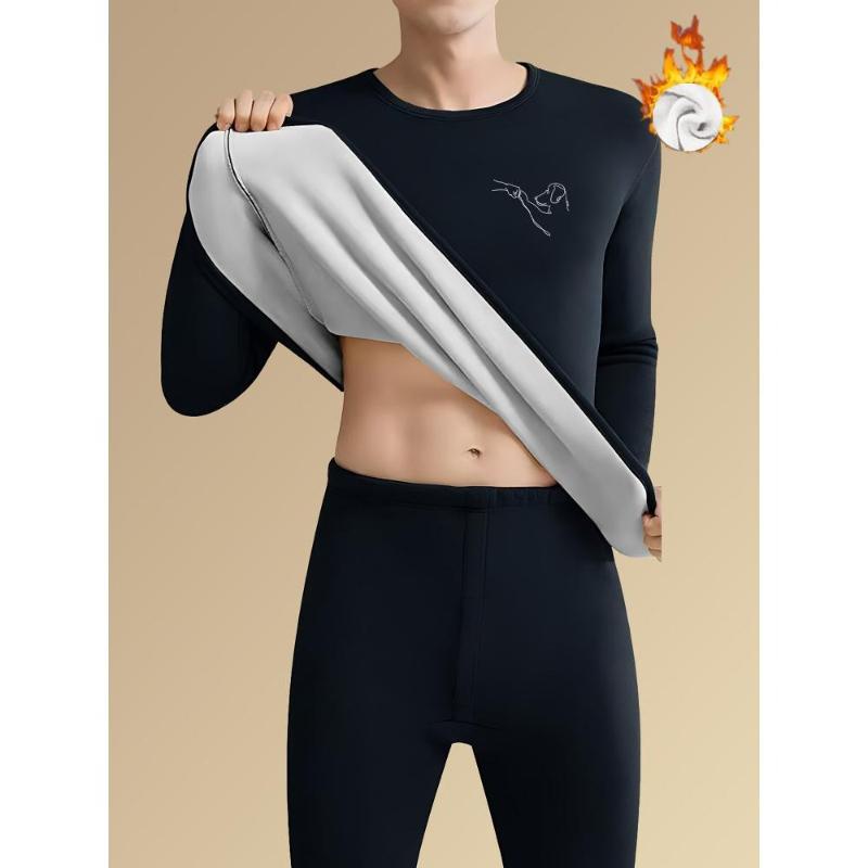 Мужской термотоп с длинным рукавом, против морщин и генерирующий тепло, идеально подходит для деловых поездок