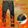 Men Elastic Fleece Outdoor Winter Warm Pants Softshell Trekking Climbing Hiking Camping Fishing Sport Training Trousers Oversize