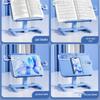 Adjustable Book Stand and Clip for Students
