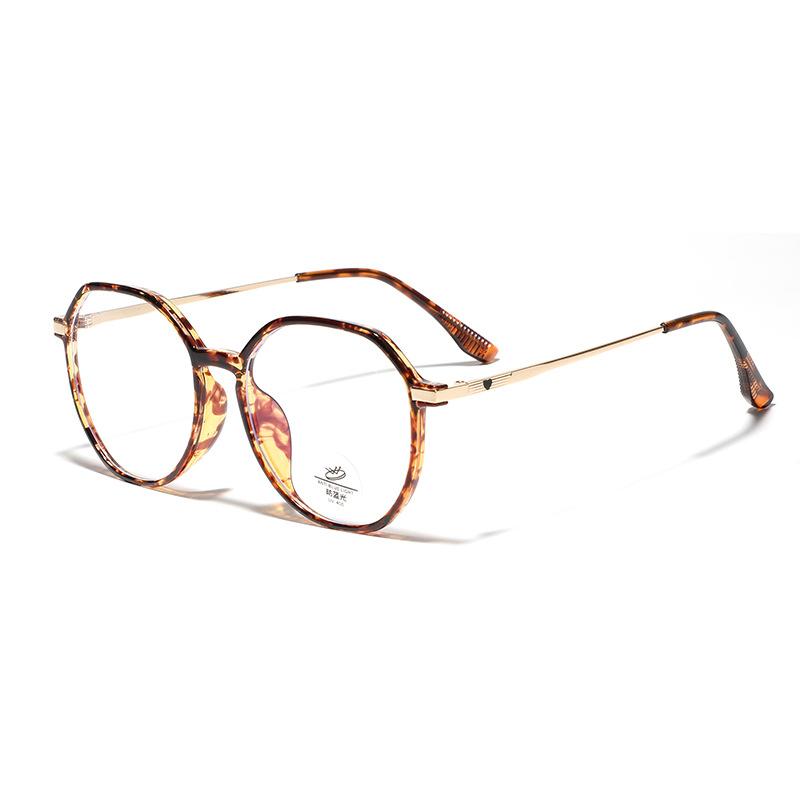 Очки Polygon Large Frame Flat Glasses Ladies Sweet Frames Flat Glasses Men