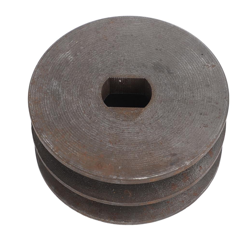 Ременный шкив двигателя H-образное отверстие 12x17 мм с двойной канавкой металлический ременной шкив для щеточного бесщеточного прямого привода