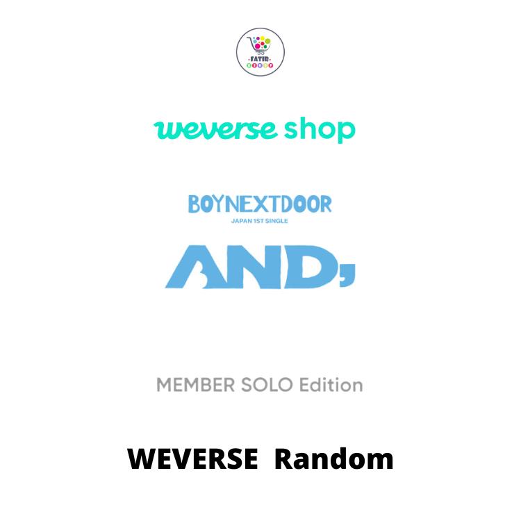 Выберите первый сингл POB BOYNEXTDOOR JAPAN [AND,] Solo Jacket Edition