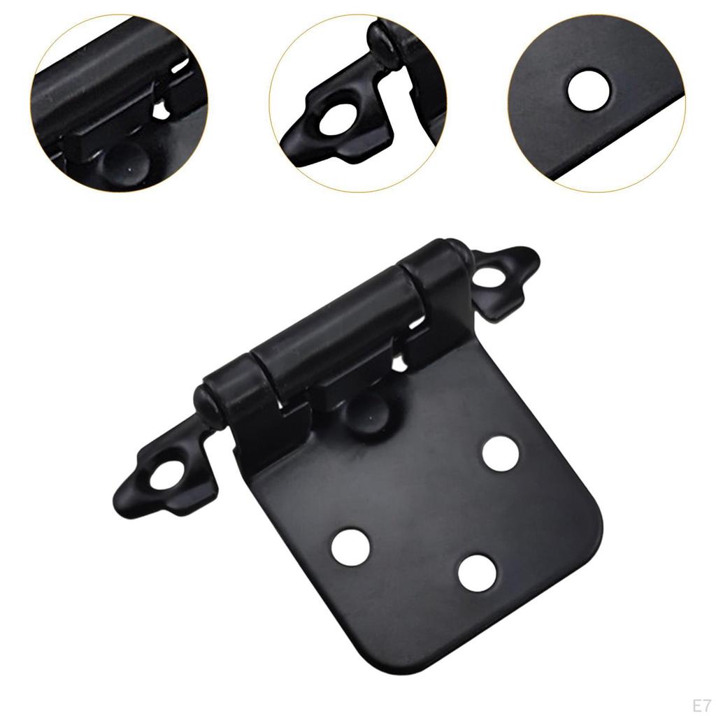 Упаковка из 10 петель для закрывания шкафа для кухонной двери, полускрытые