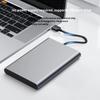 Корпус для мобильного жесткого диска 2,5 дюйма USB 3.0 Металл+АБС-пластик Безвинтовой Высокоскоростная передача с кабелем данных Модель HCX