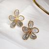 Exaggerated Crystal Flower Earrings 2025: Trendy Statement Studs for Women