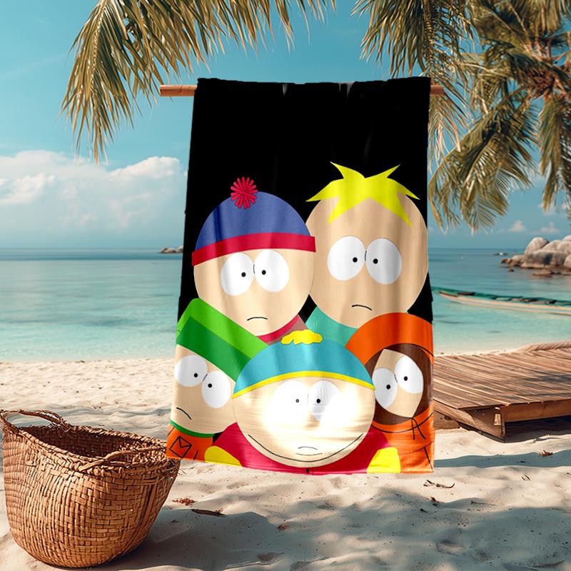 South Park Fashion Beach Towel: Ideal for Summer Adventures Soft, absorbent and quick drying suitable for swimming and bathing