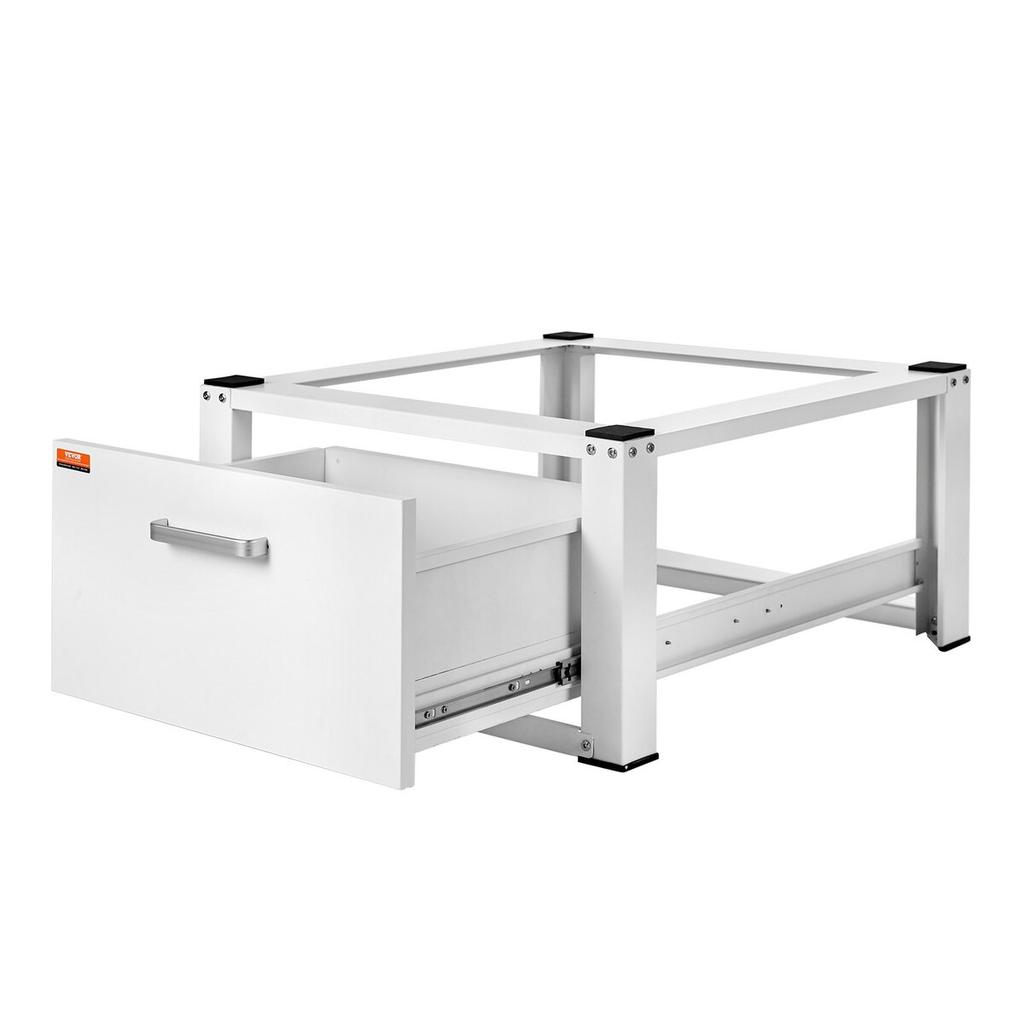 Laundry Pedestal 686mmW x 366mmH, Washer And Dryer Base Stand Platform Universal Fit 299kg Capacity, Heavy Duty Multi-Functional Base for Washing