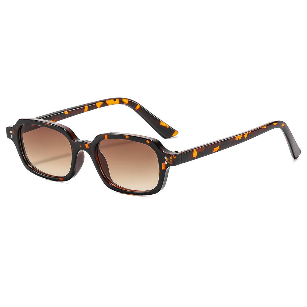Retro Geometric Square Glasses For Outdoor Activities With Uv400 Antiuv Lens For Unisex