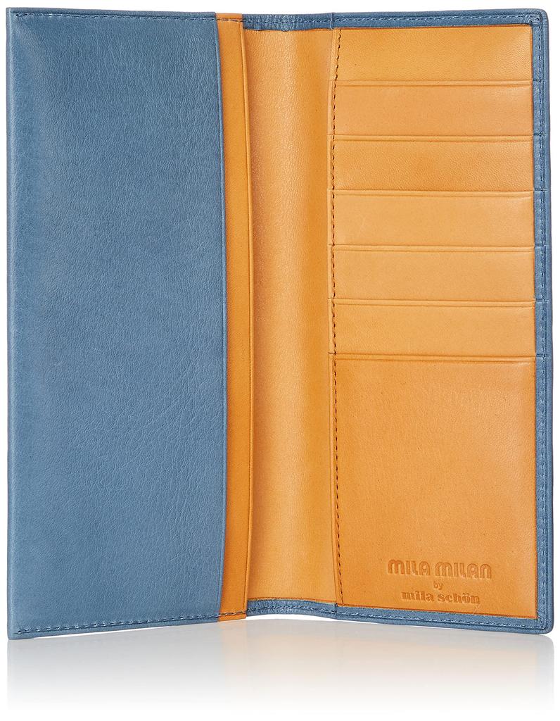Мужской длинный кошелек Miramilan, синий