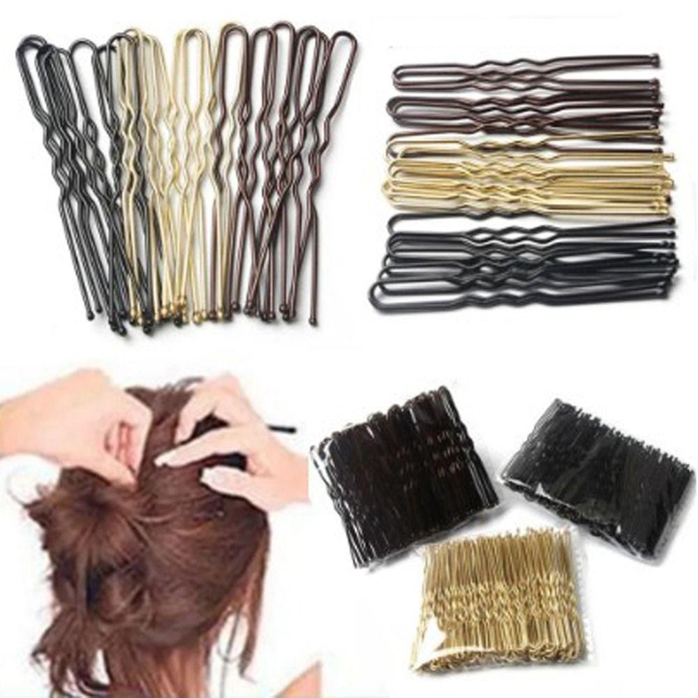 50 шт. заколка для волос U-образная заколка-невидимка для волос металлические заколки для волос женские
