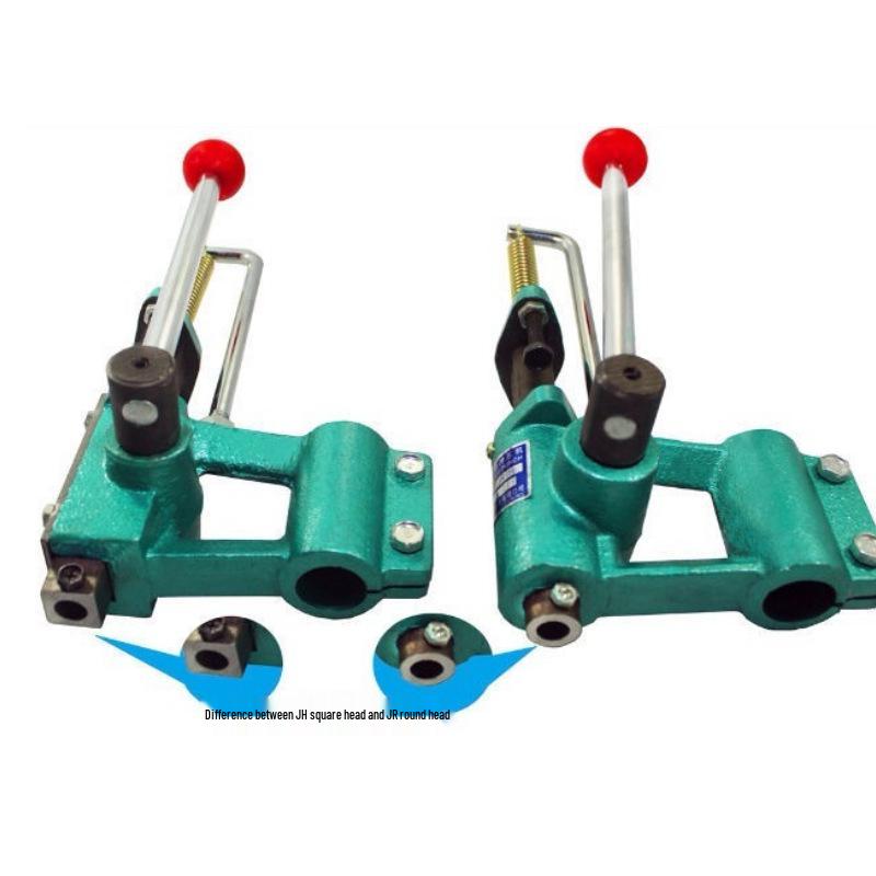 Бесшумный ручной станок для резки кожи с алмазным и круглым шилом для сборки малого ручного пресса