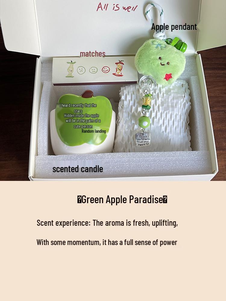 Apple Story Niche Bedroom Candles – Ideal Birthday Gifts for Men, Women, and Best Friends