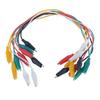 Alligator Clip Cord Set of 10 Micro Bit Electronic Work (White, Red, Yellow, Green, Black 2 Each) Alligator Clip Alligator Clip Cord Alligator Clip