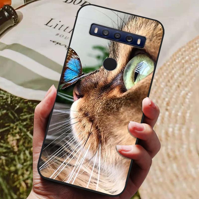 Для TCL 10 SE Чехол Роскошный Волк Лев Силикон ТПУ Мягкий Чехол для Телефона Для TCL 10 SE Coque TCL 10SE Capa TCL10 SE Милый Funda