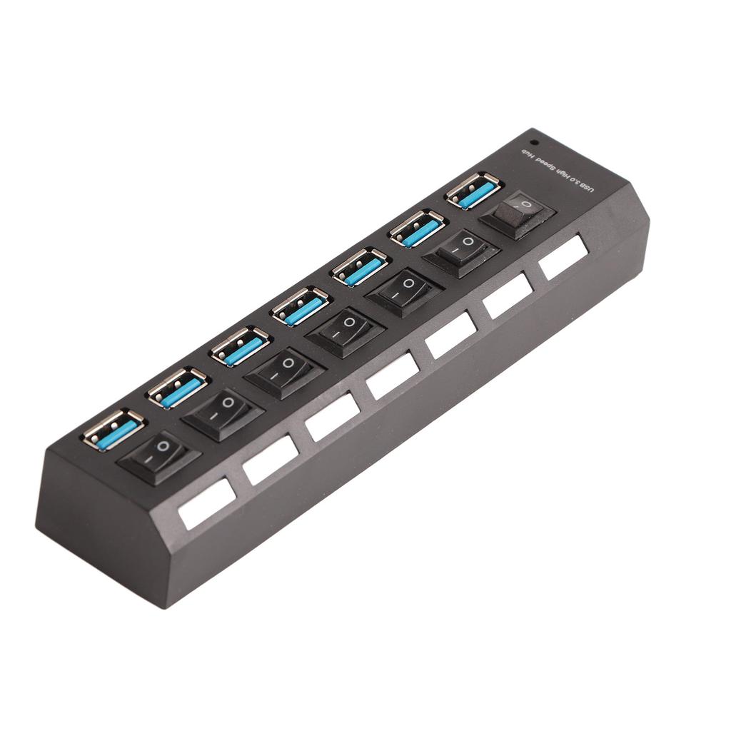 USB 3.0 концентратор индивидуальный 7 портовый высокоскоростной USB2.0 USB1.1 совместимый USB концентратор данных со светодиодным индикатором