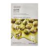 THEFACESHOP Grinded Olive Mask Sheet, 20 Sheets, Mild and Moisturizing, 1 Pack Per Day, 365 Days a Year
