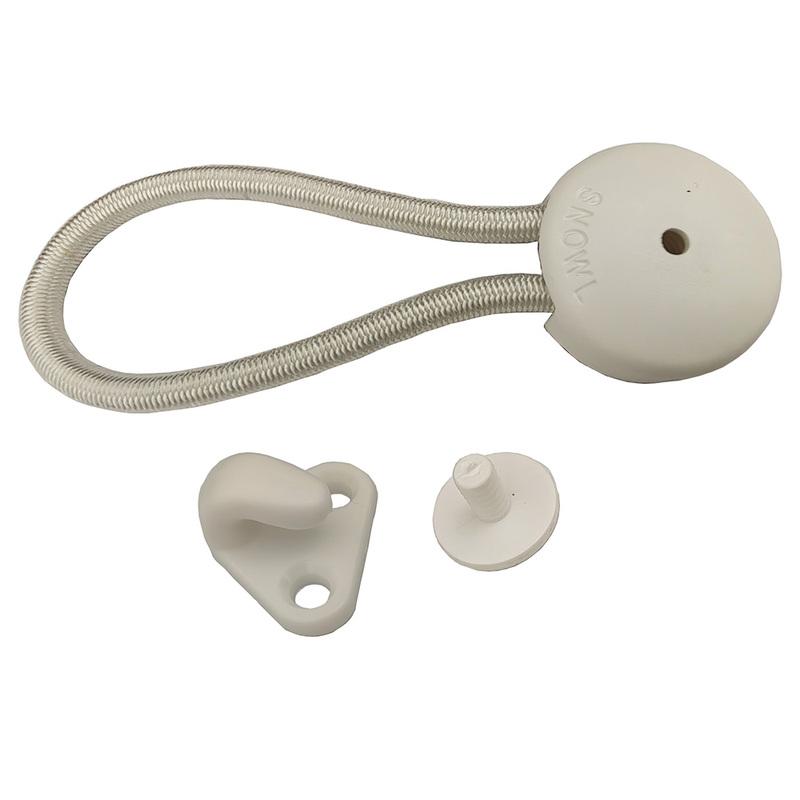 10 Sets Bungee Shock Cord & Stayput Fastener With Shock Cord Hoop Pull Tie Down Tarp Canvas Knobs for Marine Truck Car RV Boat
