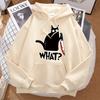 Animal Cat Print Men Plus Size Hoodie Sports Cute Cartoon Street Casual Fashion Rock Pop Long Sleeve Fleece Sweatshirt Clothing