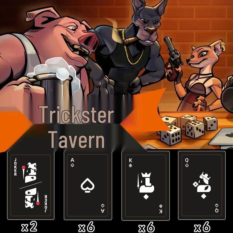Scammer Tavern: Multiplayer Tabletop Game with Physical Props & Cards for Casual Gatherings