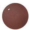 18*18cm Durable Silicone Round Non-slip Heat Resistant Mat Cushion Placemat Pot Holder ARI