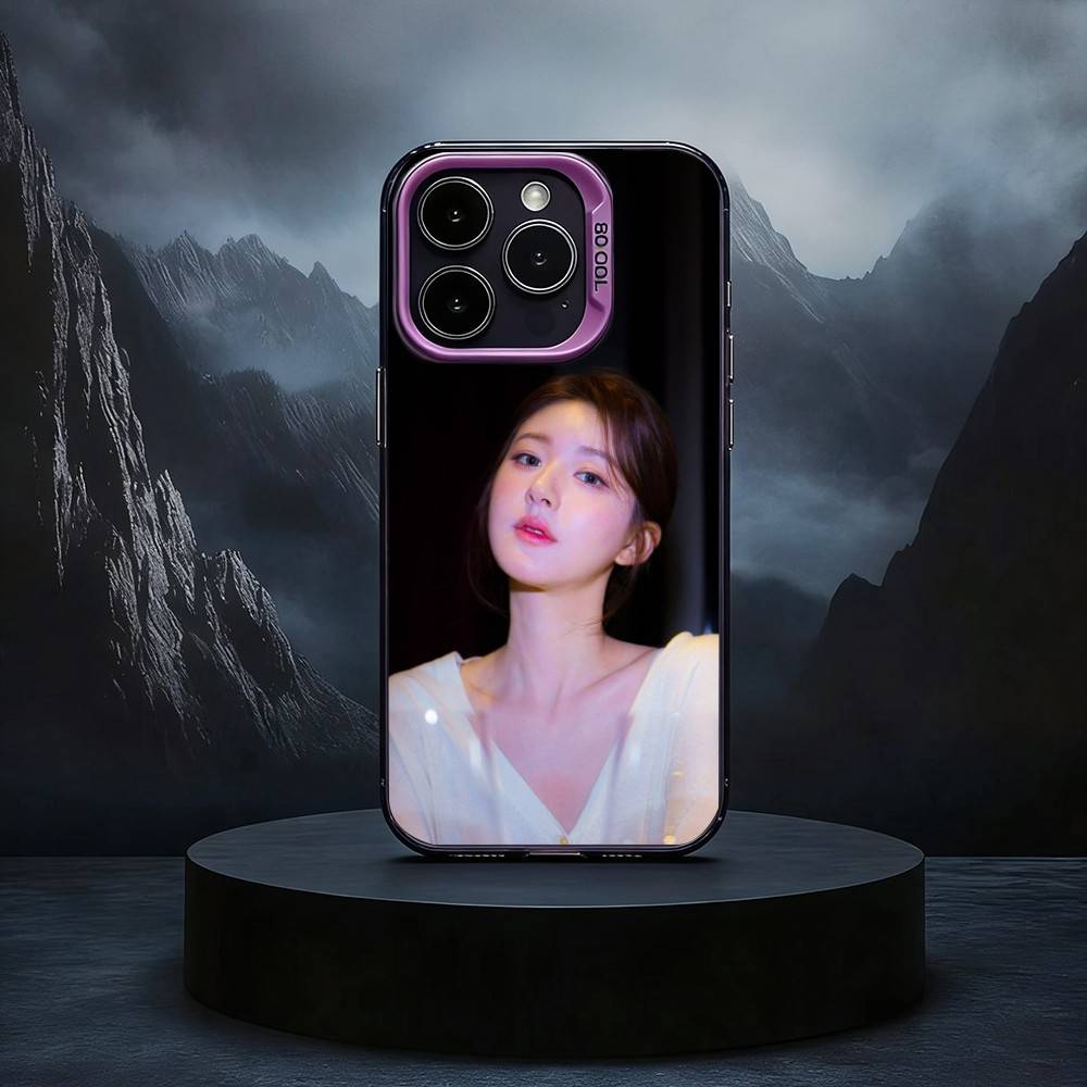 Китайская актриса Луси Рози Чжао Чехол для телефона для iPhone17,16,15,14,13,12,11 Plus,Pro Max Черный Конфетный серебристый чехол для телефона