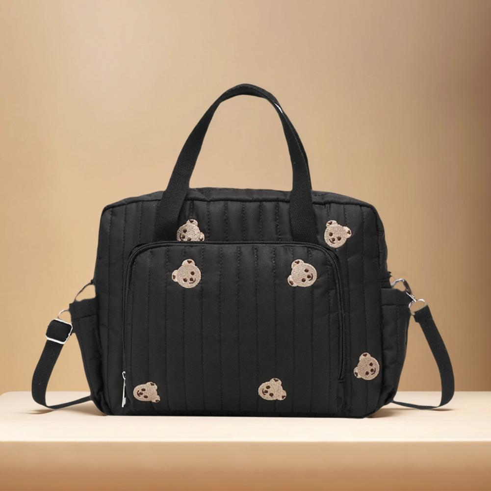 Floral Maternity Bag Large Capacity Travel Hanging Bag Toiletry Luggage Bag Pram Diaper Bag for Women Labor and Delivery