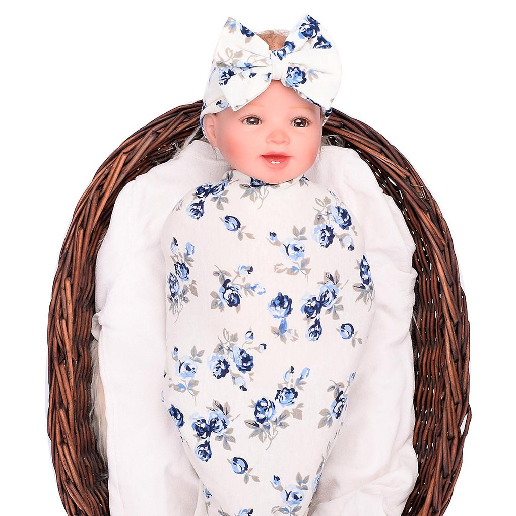 2 шт., одеяло для пеленания новорожденных, пеленка для сна + набор повязок на голову