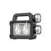 Solar Rechargeable LED Night Fishing Patrol Searchlight Outdoor Camping Portable Light with Long Battery Life and Remote Control
