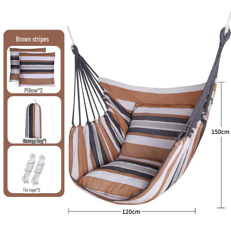 Versatile Hanging Chair for Dorms, Hammocks, and Courtyards - Indoor/Outdoor Swing
