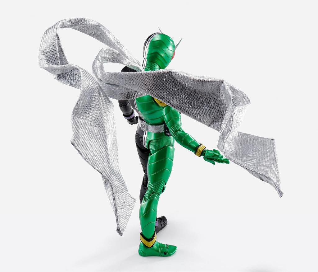 TAMASHII NATIONS Kamen Rider W Cyclone Joker Fuuto Tantei Аниме Память 145мм ПВХ АБС Ткань Окрашенная Подвижная Фигурка S.H.Figuarts (Синкочоу
