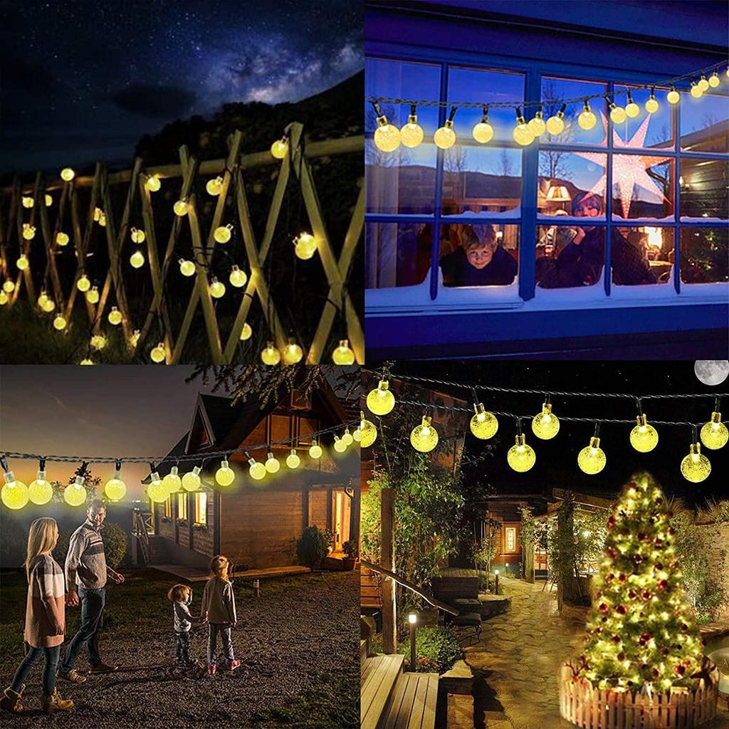 LED Solar String Lights For Wedding Christmas Party Patio Lawn Garden Decoration Lamp Waterproof Landscape Decoration Lighting
