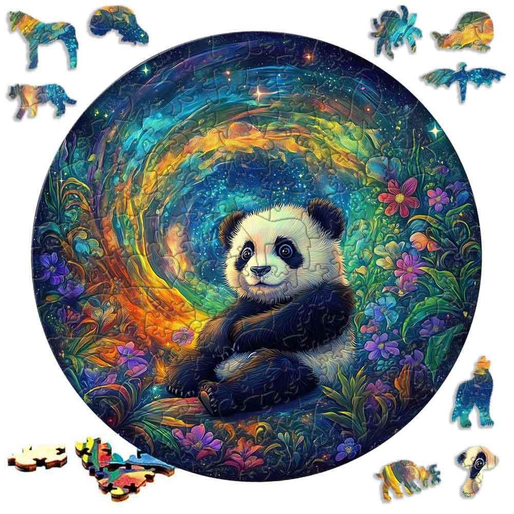 3D Mushroom Village Wooden Jigsaw Puzzle Montessori Games Puzzles Animal Toy Ideal for Adults Children Exquisite Pattern Birthday Present