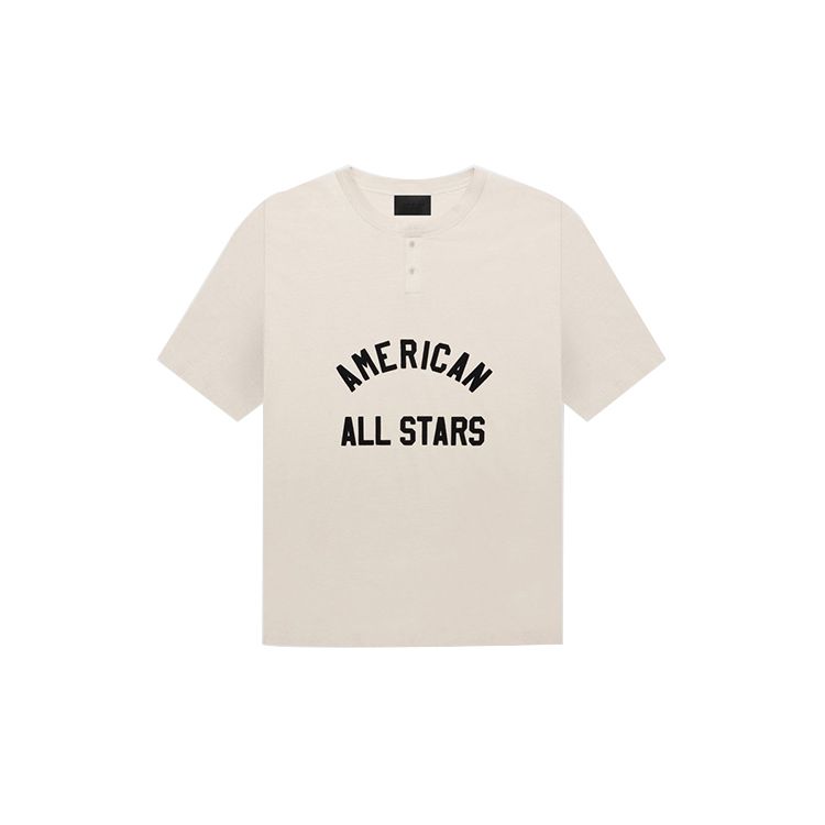 Fear of God Футболка All Star Henley кремового цвета Хизер унисекс FG50-017OCJ-101