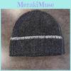 Simple Knitted Hat With Solid Color Design For Autumn And Winter