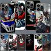 Чехол для телефона с мангой Мазингер Зет Аниме для iPhone 17 Air 16 15 Pro Max 14 Plus 16E Coque 13 Pro 12 Mini 11 Прозрачный Силиконовый Милый