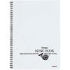 KOKUYO Music Book Twin Ring Binding A4 5 Line Score 12 Rows 30 Sheets X 5