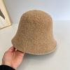 New Face Granular Fleece Fisherman's Hat Children's Autumn and Winter Versatile Simple Retro Bucket Hat Thermal Basin Hat
