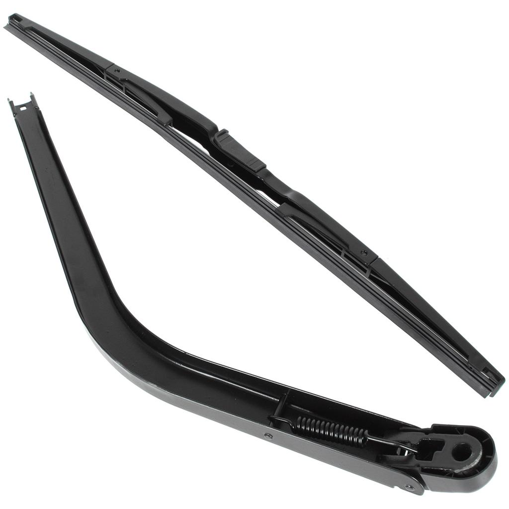 Fiat Doblo 2001- rear wiper arm + blade METAL version with FLAP
