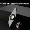 Metal Eye Spinning Top Fingertip Gyro Two Leaf  Edc Fidget Toy Anxiety And Autism Relief Spinner Office Desk Toy For Adult Gift