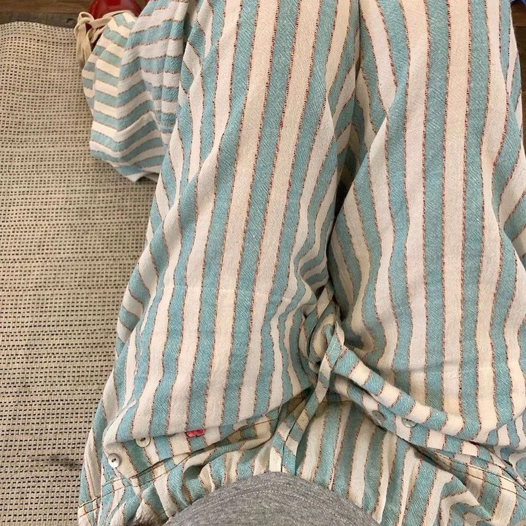 Хлопковые и льняные полосатые брюки для женщин на лето, тонкие, повседневные, свободные, с прямыми штанинами, широкие брюки для прогулок