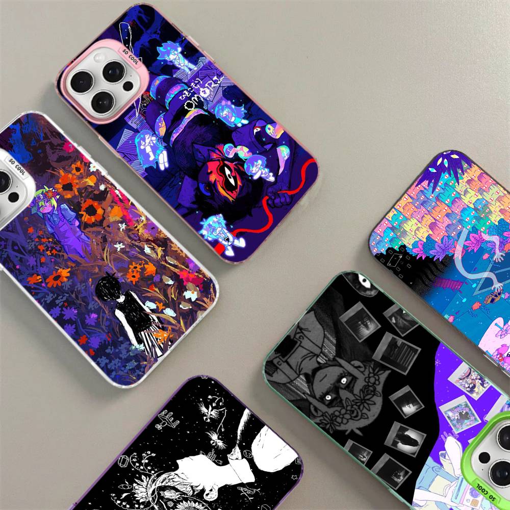 Чехол для телефона O-Omori Game для iPhone 17 16 Plus Pro Max 15 14 13 12 11 Матовые Цветные Чехлы