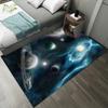 Персонализированный ковер с 3D рисунком планеты Земля для гостиной, спальни, дверной коврик, коврик для ванной, ковер для отдыха, домашний декор