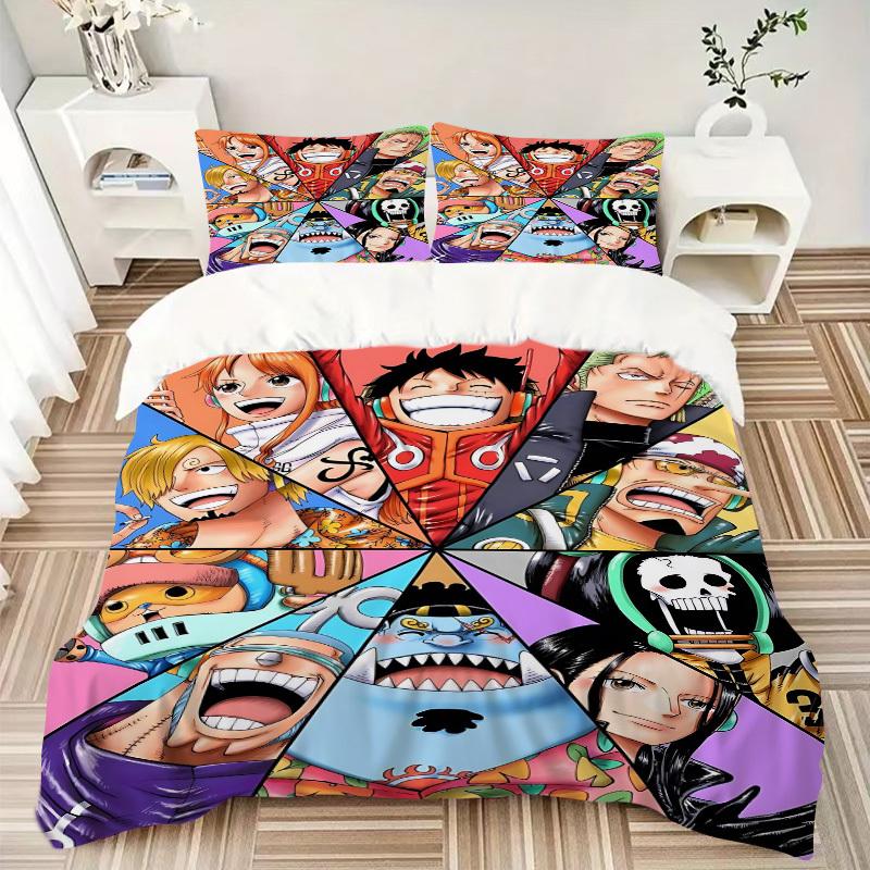3pcs One Piece Bedding Set. Soft and Comfortable with No Core Included (1x Duvet Cover + 2x Pillow Covers) yy251009183